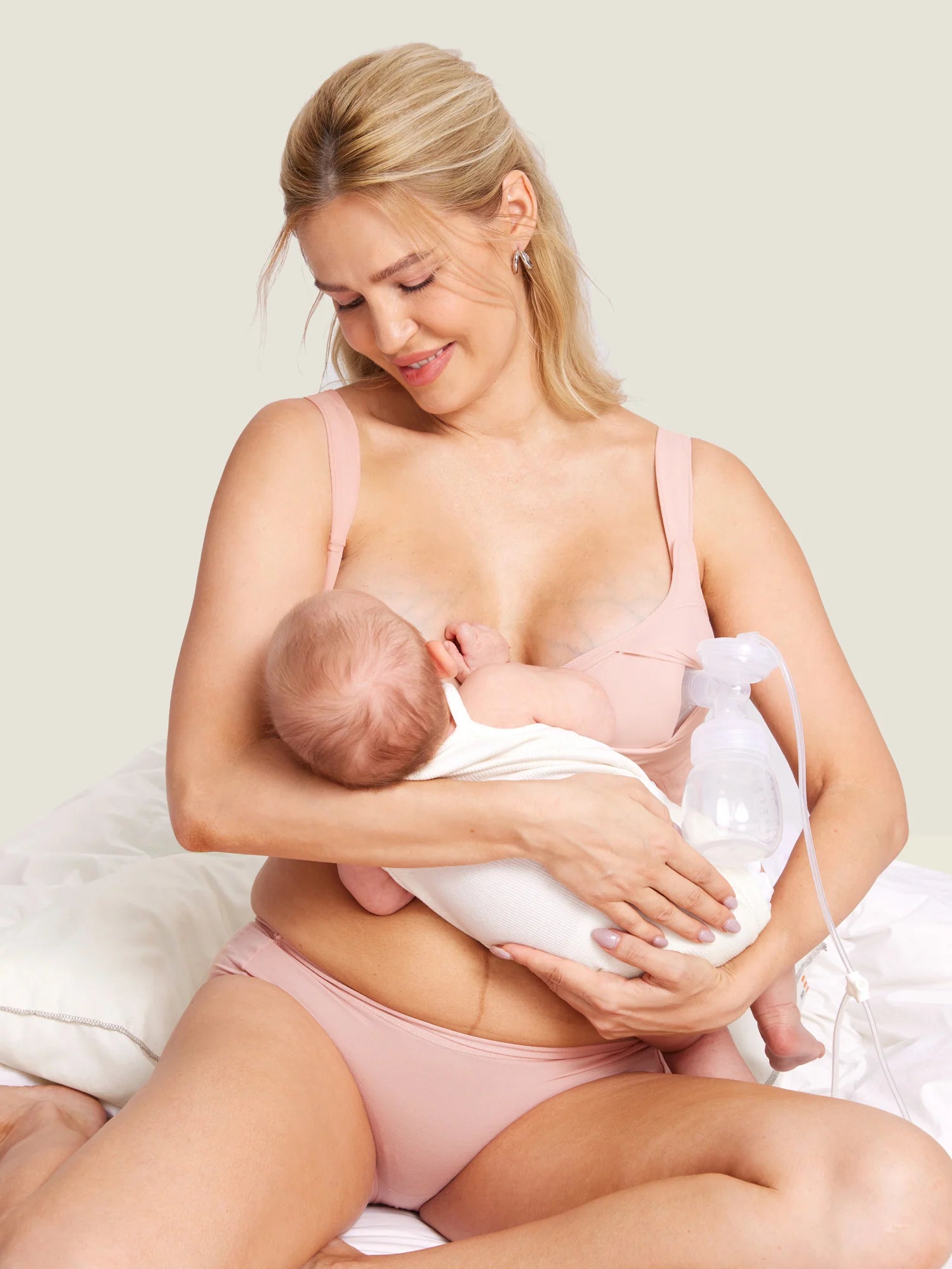 Natrelax® Velcro All-in-One Nursing & Pumping Bra