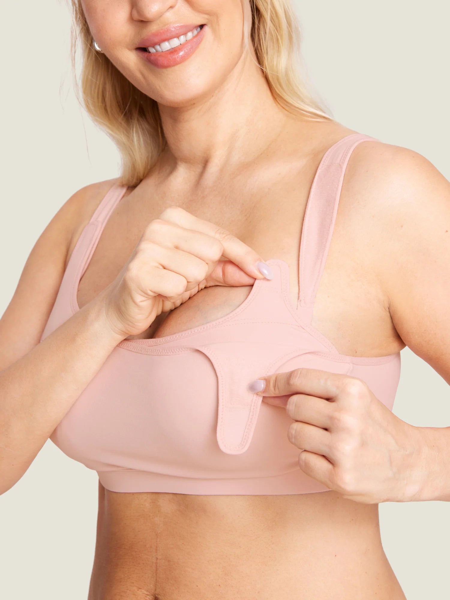 Natrelax® Velcro All-in-One Nursing & Pumping Bra