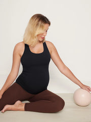 Natrelax® Racerback Maternity Tank - Ruched Sides