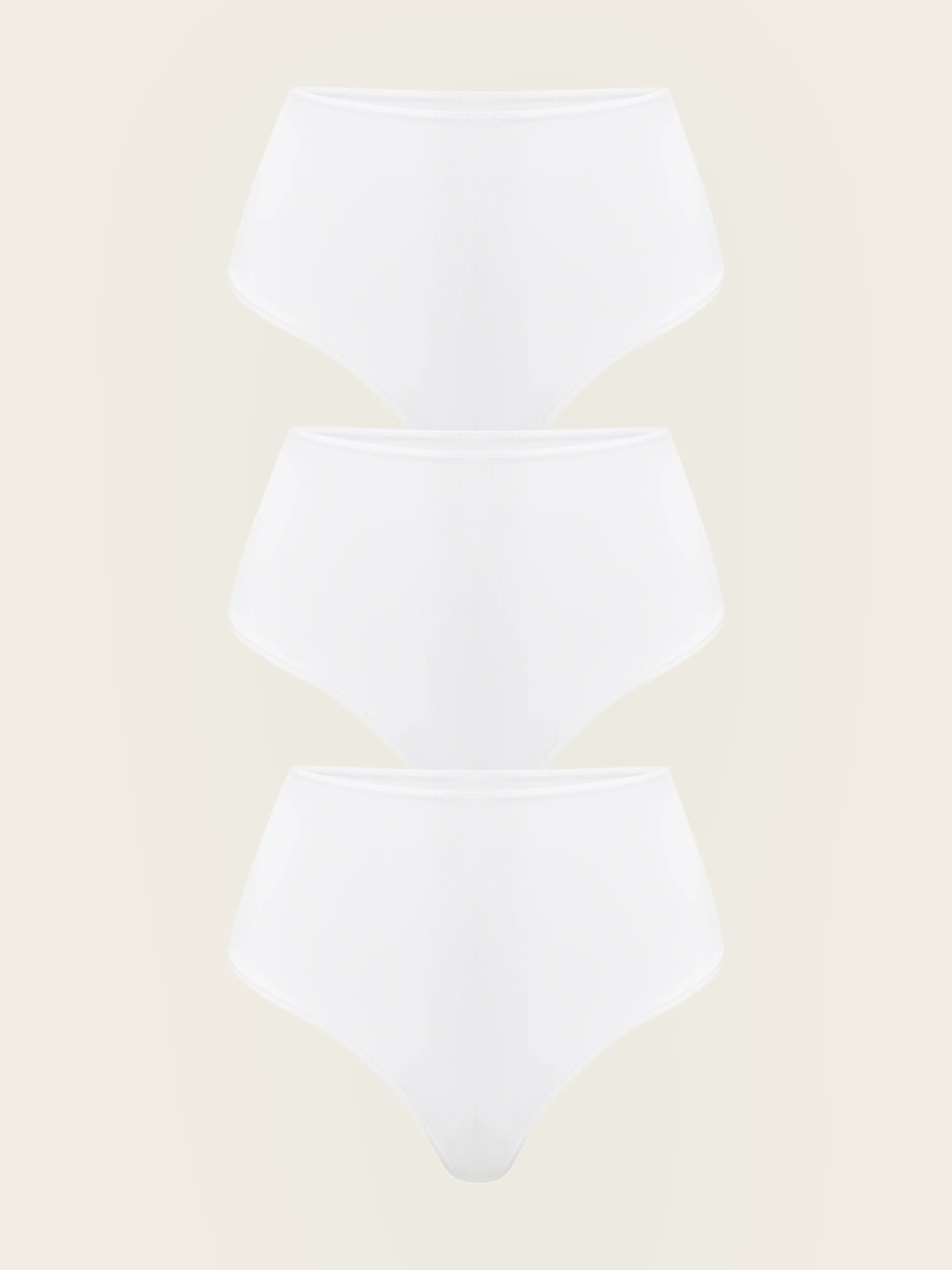 Inbarely® Smooth High Waisted Thongs 3 Pack